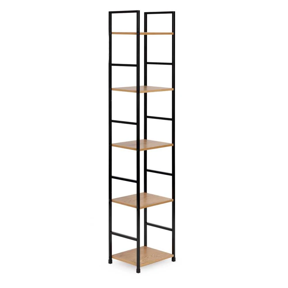 Knygų lentyna ModernHome Loft, 144,5x29x23,5 cm, ruda