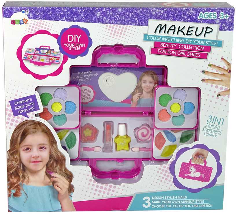 Lean Toys Vaikiškas grožio rinkinys Import LEANToys