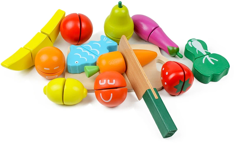 Vaisių ir daržovių rinkinys Ecotoys (13 vnt.)