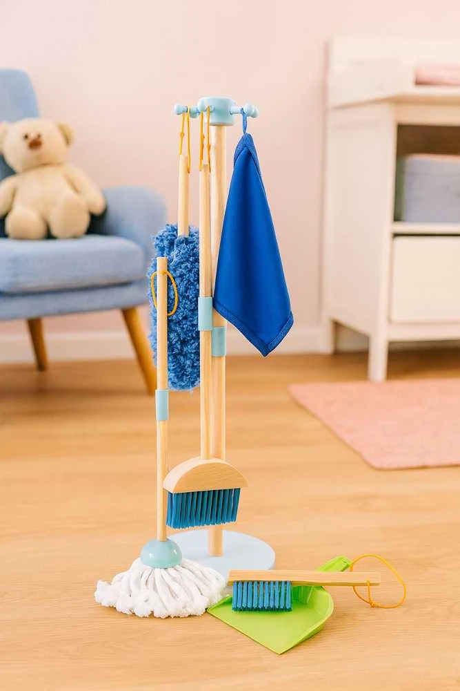 Medinis valymo rinkinys ECOTOYS, 7 dalys