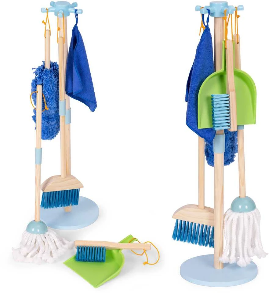 Medinis valymo rinkinys ECOTOYS, 7 dalys