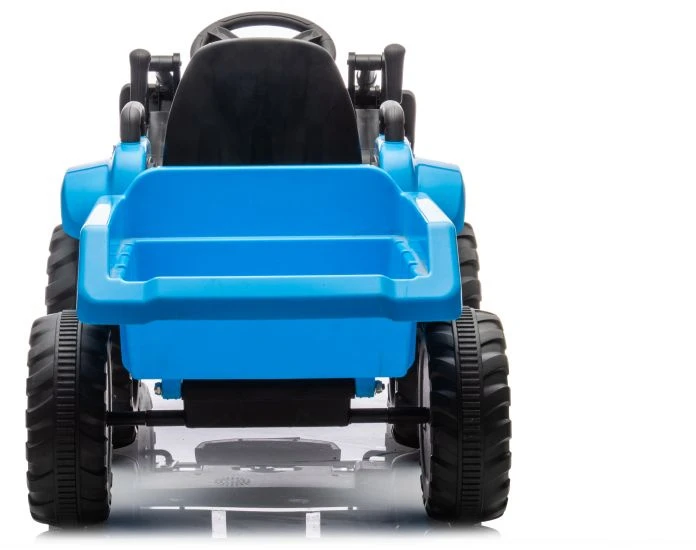 Mėlynas elektrinis traktorius BW-X002A su kaušu