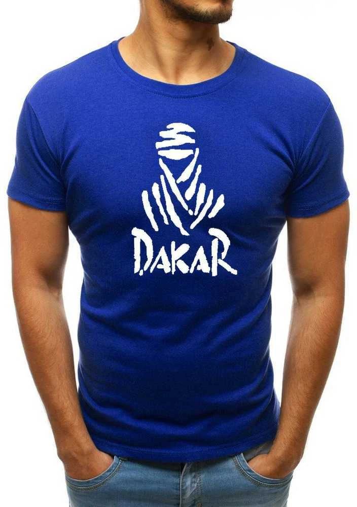 Mėlyni vyriški marškinėliai Dakar