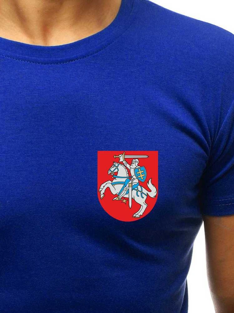 Mėlyni vyriški marškinėliai Herbas