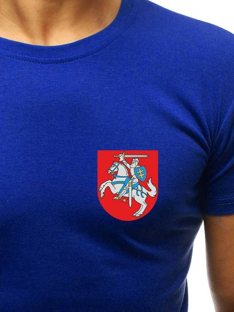 Mėlyni vyriški marškinėliai Herbas