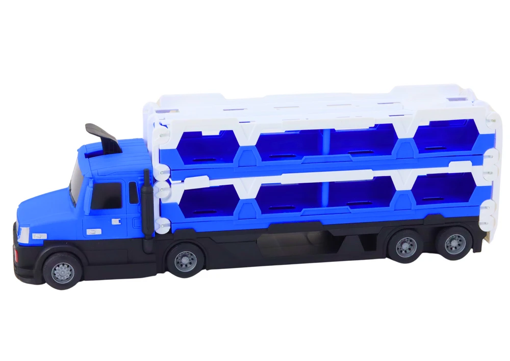 Lean Toys Lora 2in1 Vilkikas ir Lenktynių Trasa su Šviesomis ir Garsais