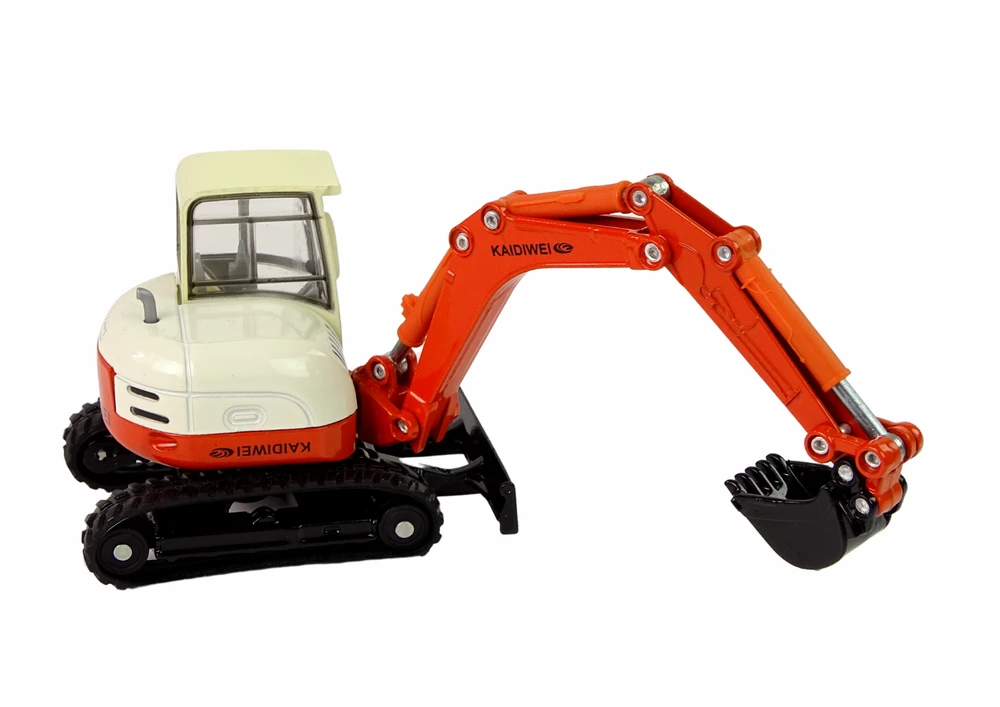 Lean Toys Metalinis ekskavatorius su kilnojamu kranu LeanToys