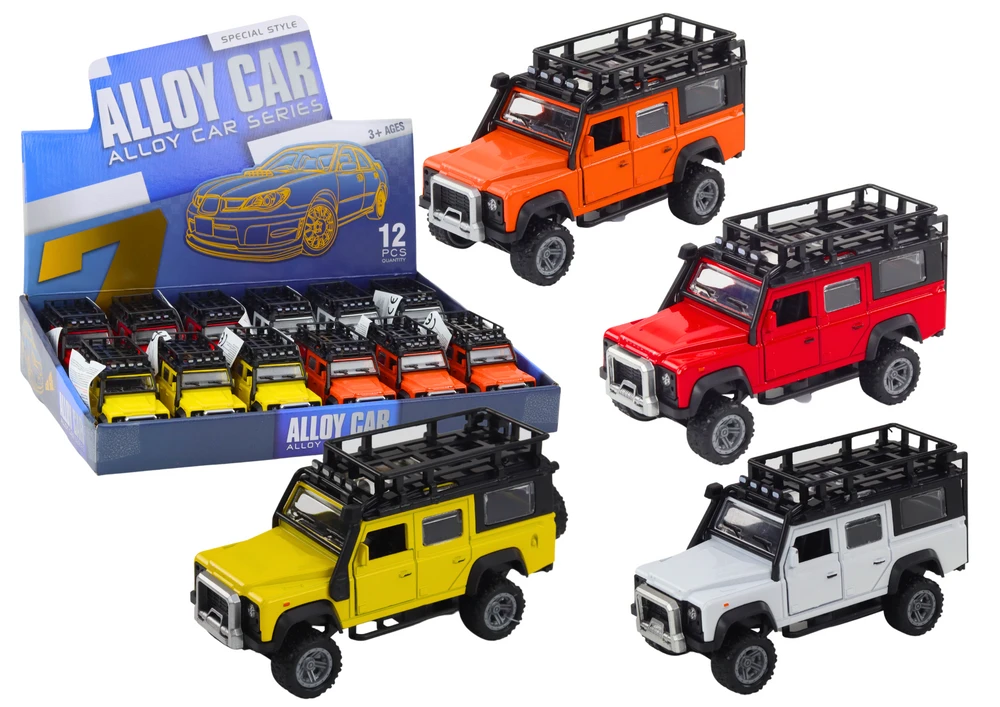 Lean Toys Metalinė visureigio mašinėlė 1:32 su šviesomis ir garsais