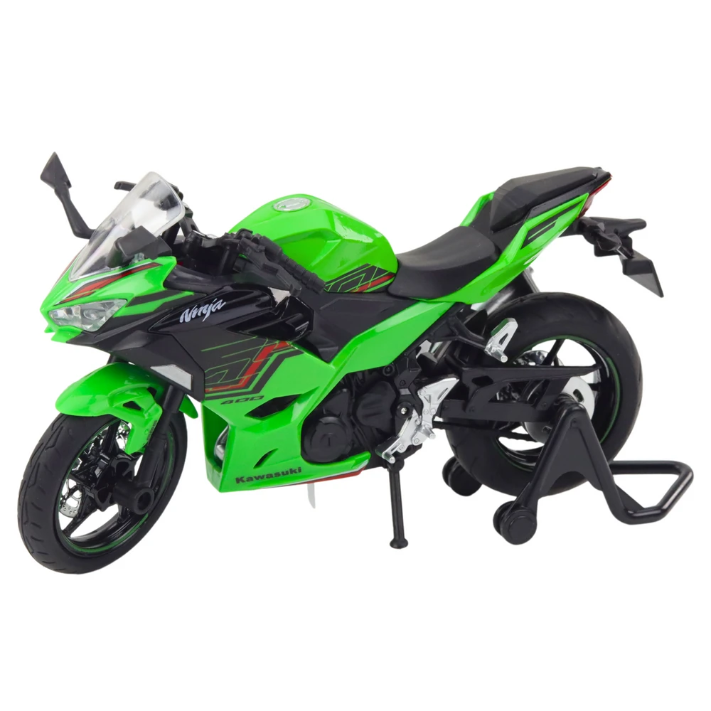 Lean Toys Žalias sportinis motociklas 1:12 su šviesomis ir garsais