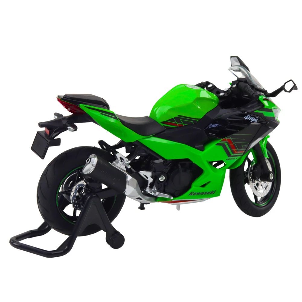 Lean Toys Žalias sportinis motociklas 1:12 su šviesomis ir garsais