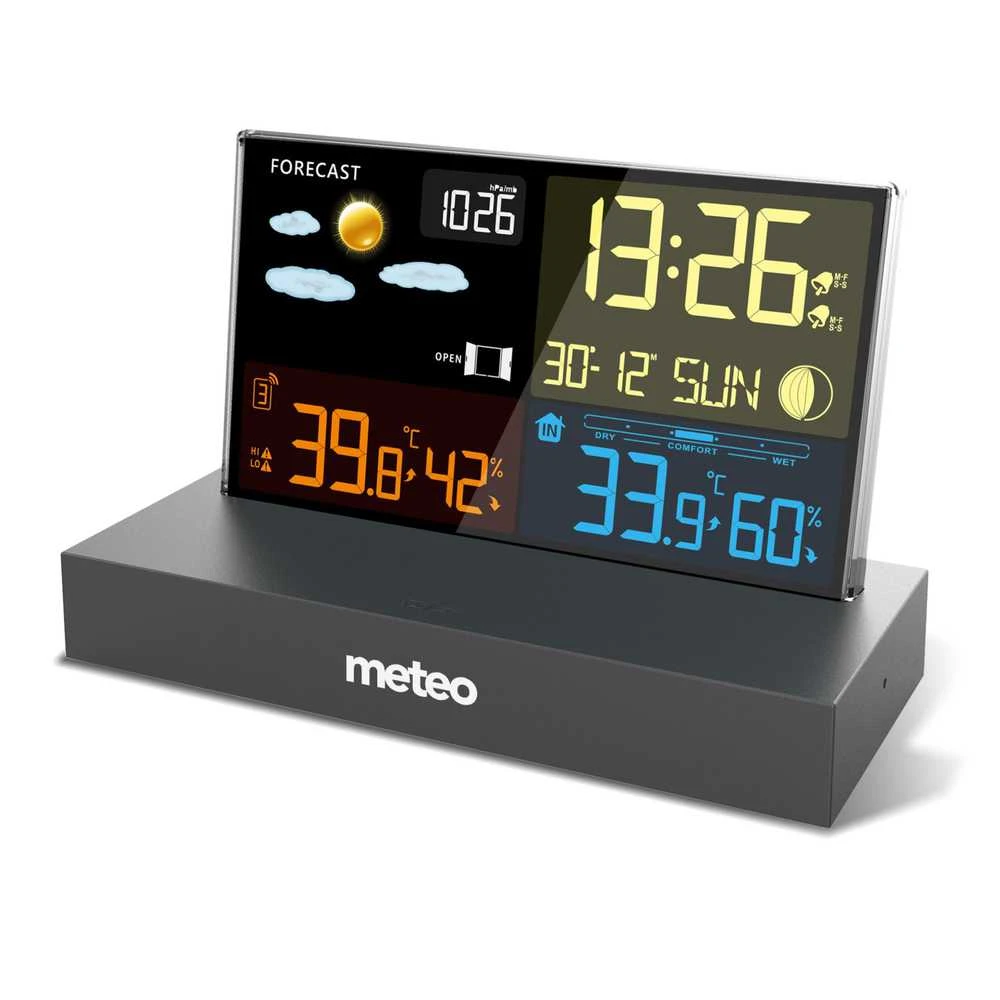 Meteorologinė stotelė METEO SP110C su DCF, juoda