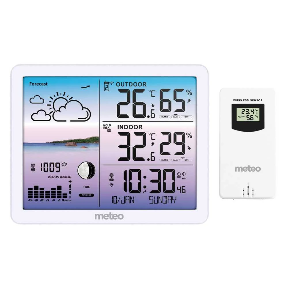 METEO SP107 meteorologijos stotis balta