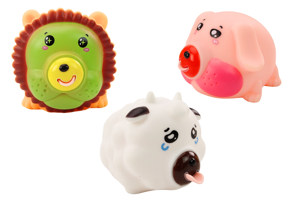 Lean Toys Liūtas, Kiaulė, Karvė Antistresinės Figūrėlė