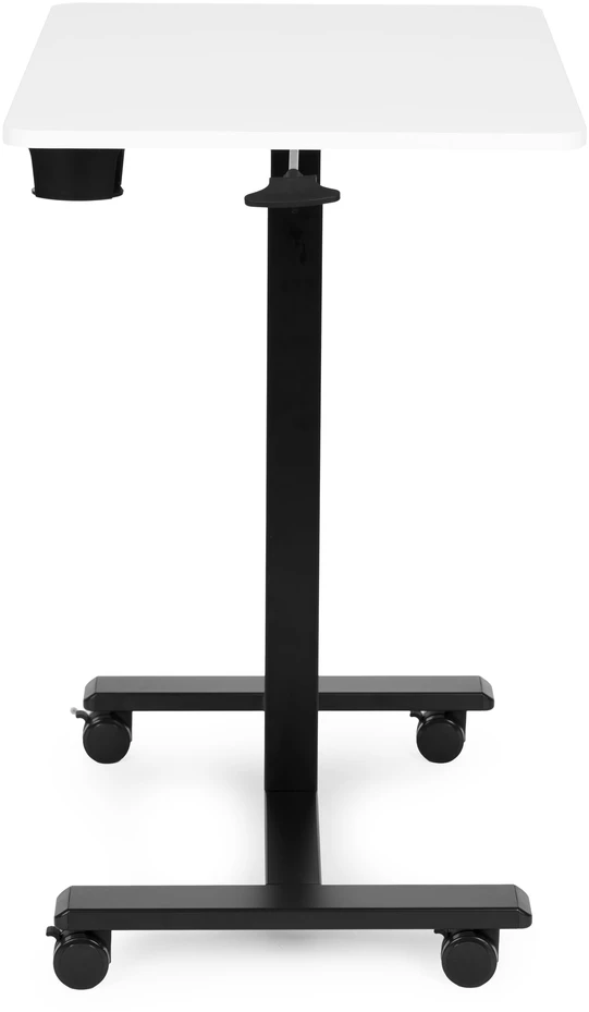 Mobilus baltas reguliuojamas stalas 70x48 cm ModernHome