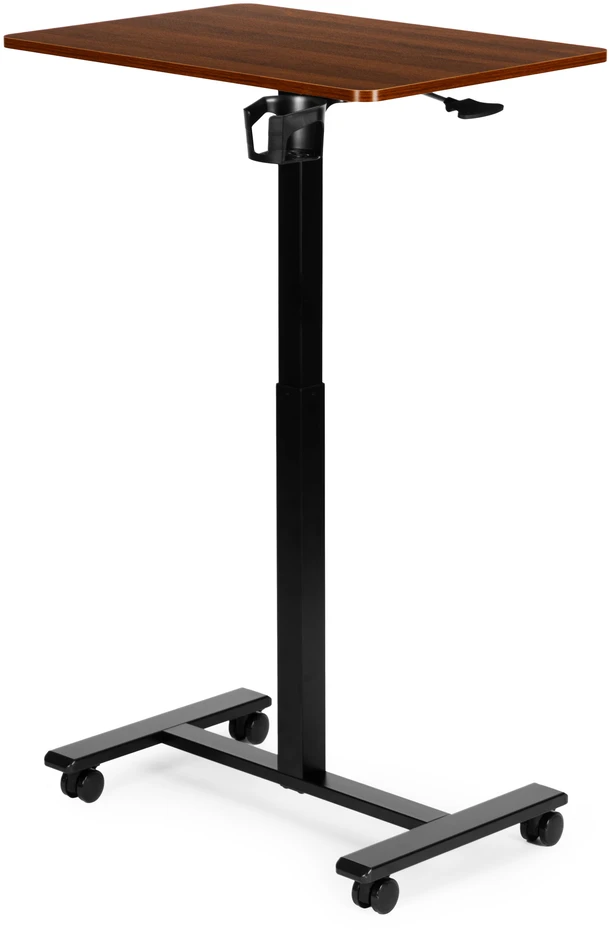 Mobilus rudas reguliuojamo aukščio stalas 70x48 cm ModernHome