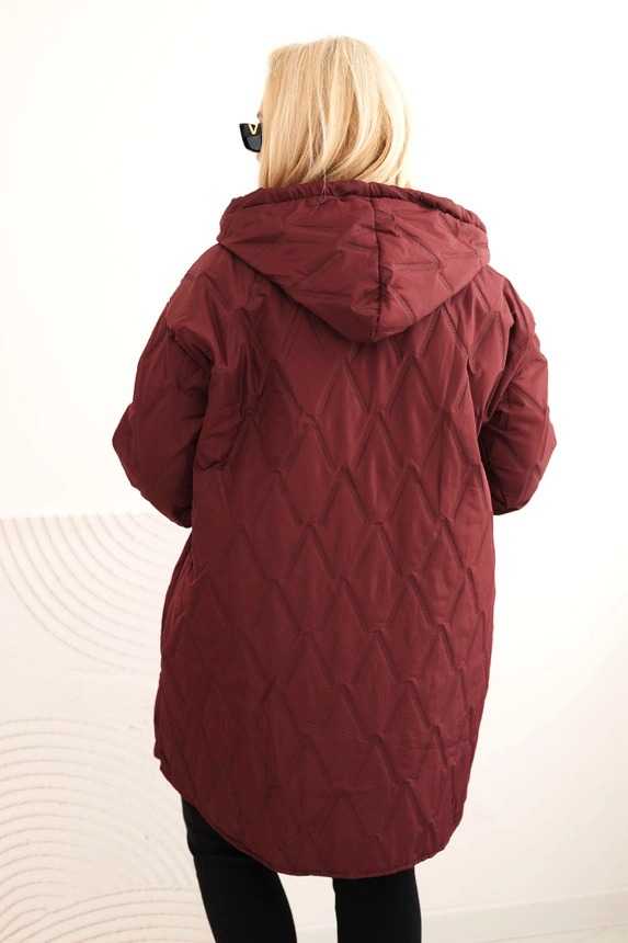 Moteriška bordo spalvos striukė Hope