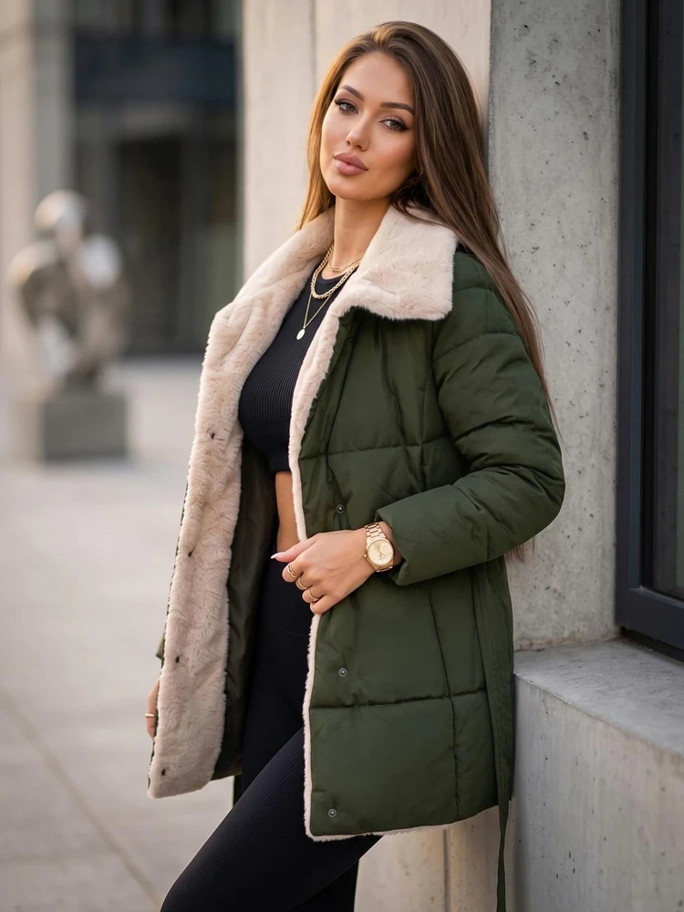 Moteriška chaki spalvos striukė Loyal