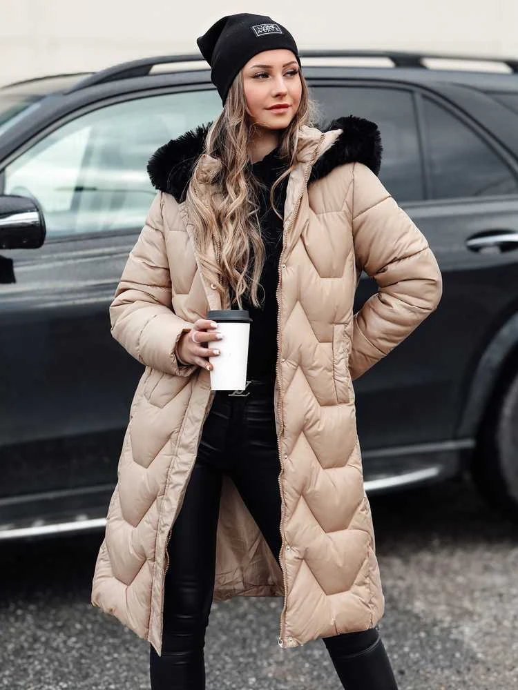 Moteriška ilga rusva striukė Inter
