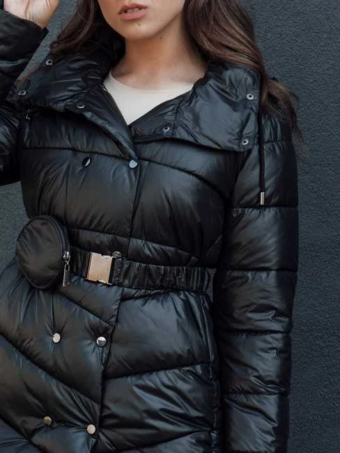 Moteriška juoda striukė Bloom