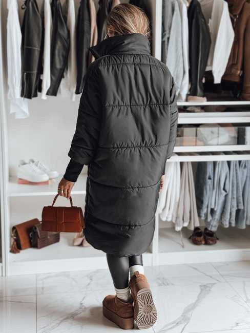 Moteriška oversize juoda striukė Gala