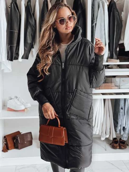 Moteriška oversize juoda striukė Gala