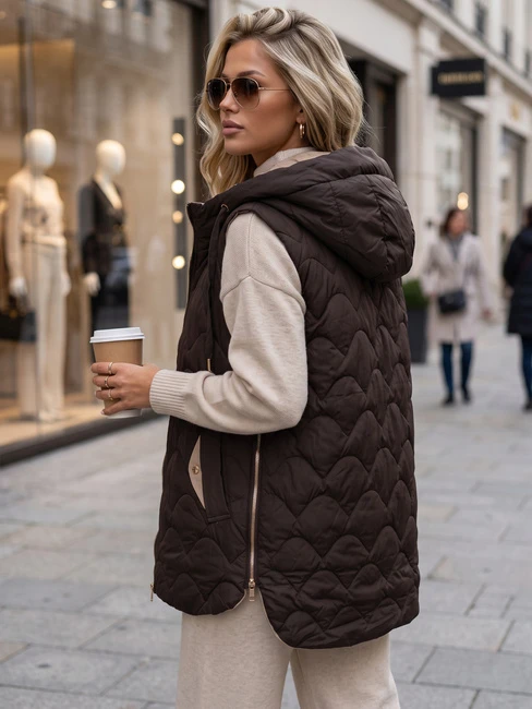 Moteriška ruda dygsniuota limenė Fashion