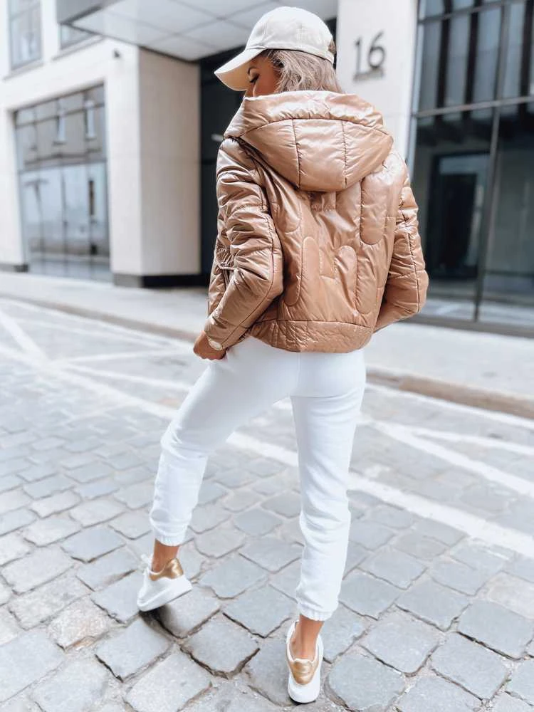 Moteriška ruda striukė Wool