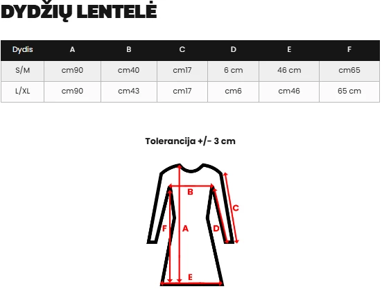 Moteriška ruda suknelė Line