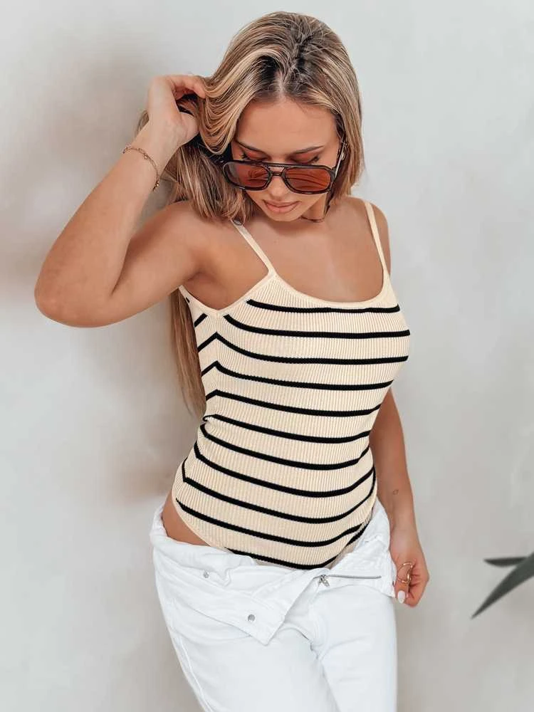 Moteriška rusva dryžuota glaustinukė Strip