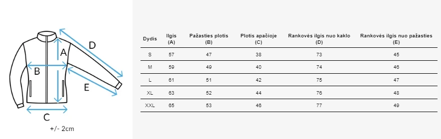 Moteriška rusva striukė Basik