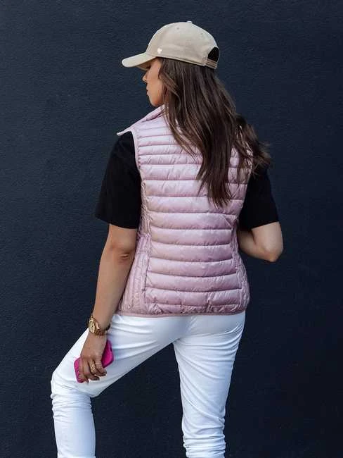 Moteriška šviesiai rožinė liemenė Stylish