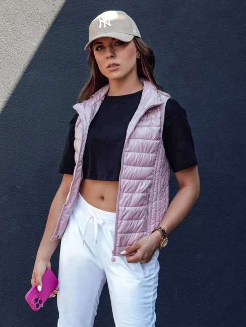 Moteriška šviesiai rožinė liemenė Stylish