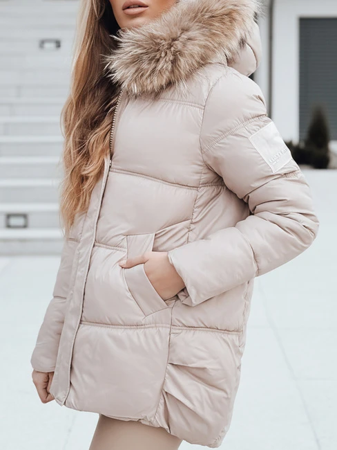 Moteriška žieminė rusva striukė Luckry