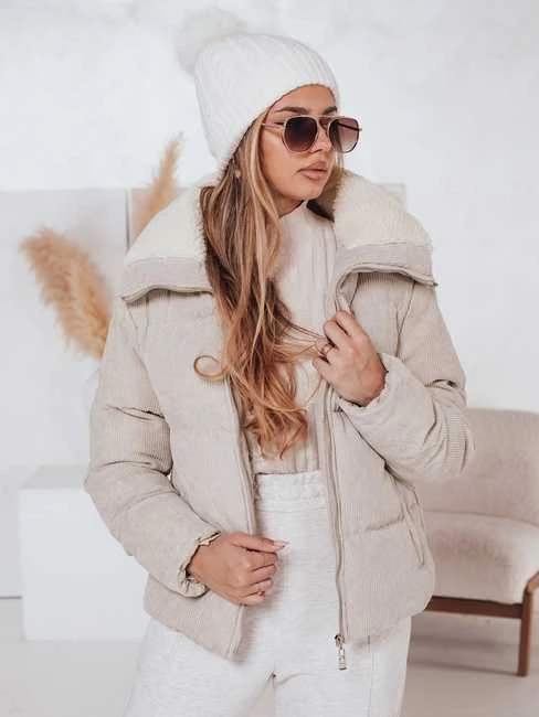 Moteriška žieminė rusva striukė Trendy