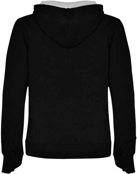 Moteriškas juodas/pilkas džemperis su gobtuvu Urban women