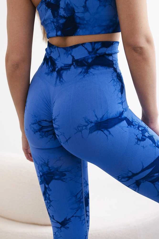 Moteriškas mėlynas komplektas Fitness