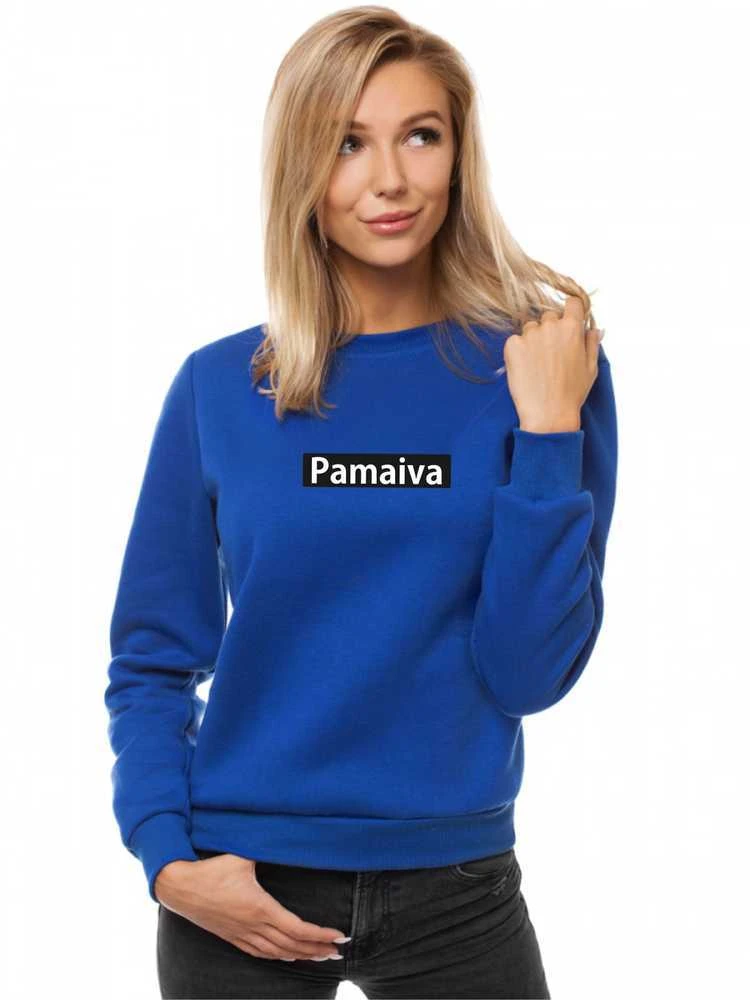 Moteriškas mėlynos spalvos džemperis Pamaiva