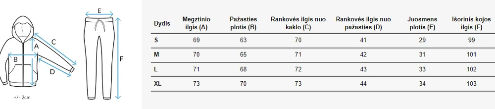 Moteriškas oranžinis komplektas Ksenia