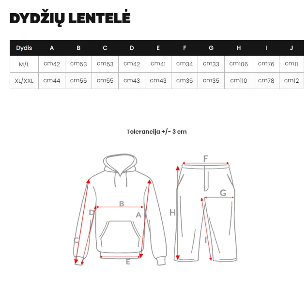 Moteriškas pilkas laisvalaikio komplektas Tiny
