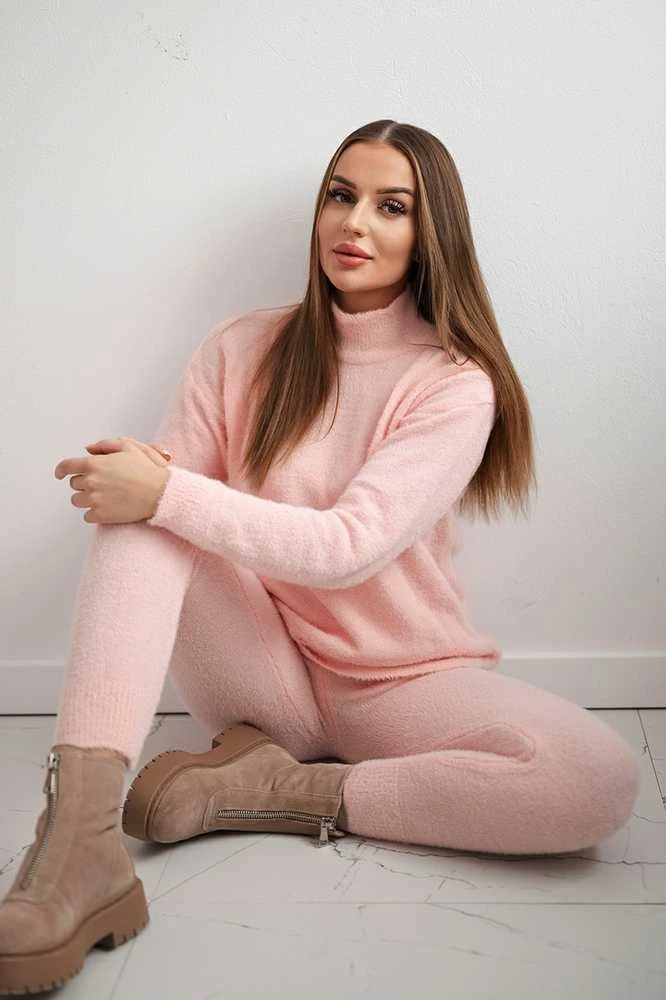 Moteriškas rožinis komplektas Minky