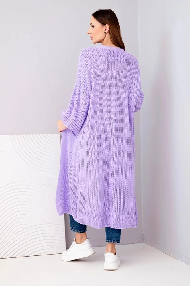 Moteriškas šviesiai violetinis kardingas Lemon