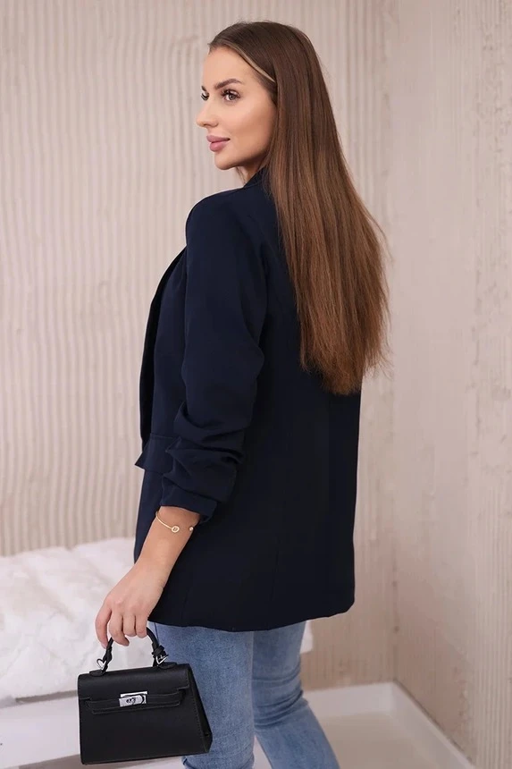 Moteriškas tamsiai mėlynas švarkas Florita