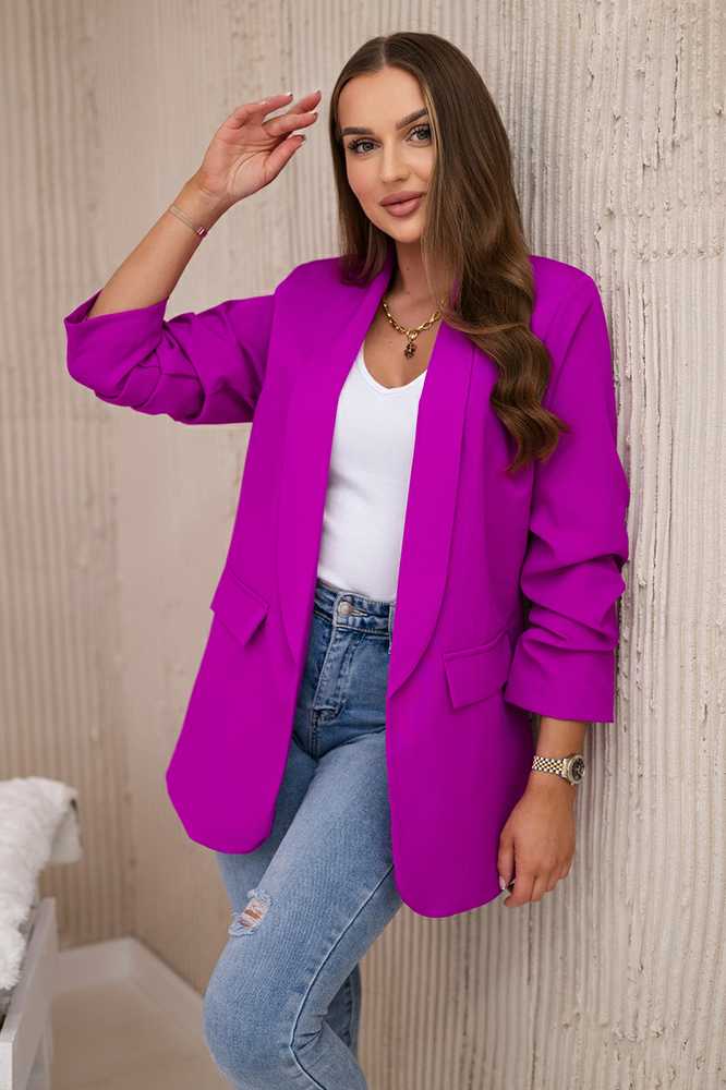 Moteriškas violetinis švarkas Florita