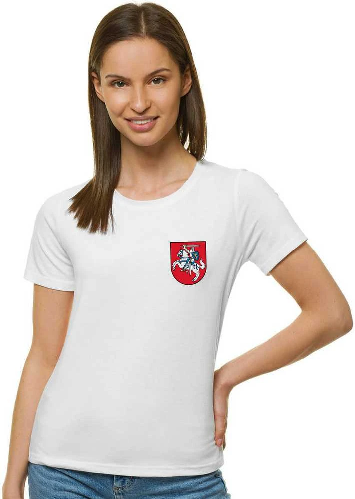 Moteriški balti marškinėliai HERBAS