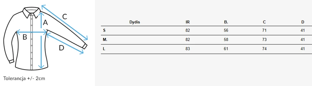 Moteriški šviesiai mėlyni marškiniai Levy