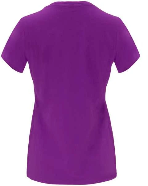 Moteriški violetinės spalvos marškinėliai Capri