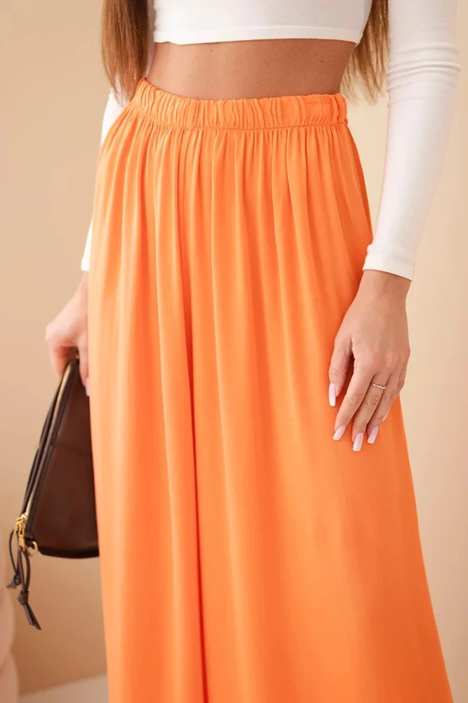Moteriškos oranžinės kelnės Style