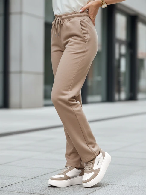 Moteriškos rudos sportinės kelnės Dress