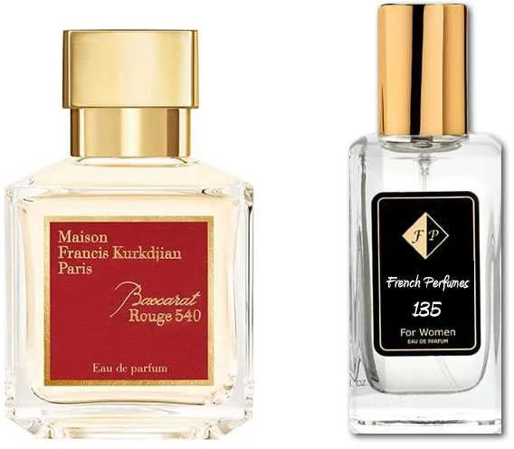 Nr135 kvepalai įkvėpti Maison Francis Kurkdjian Baccarat - Rouge 540 60 ml EDP (UNISEX)