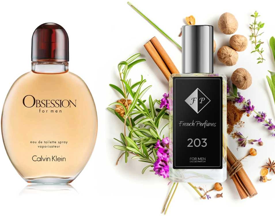 Nr203 kvepalai įkvėpti Calvin Klein - Obsession 33 ml